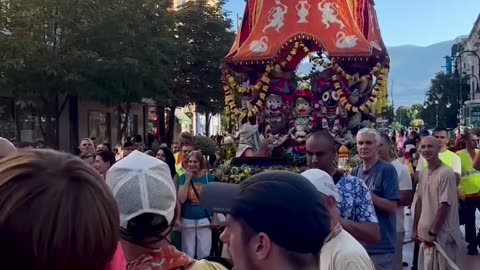 Jagannath Ratha Yatra festival in Sofia, Bulgaria September 2025