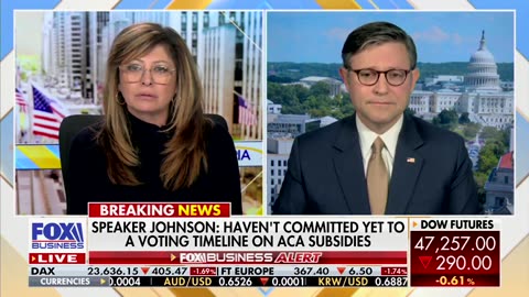 Speaker Johnson Joins Mornings with Maria Bartiromo on Fox Business