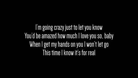 DONNA SUMMER This Time I Know It's for Real Lyrics.