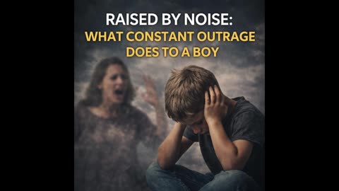 Raised by Noise — What Does Constant Outrage Do to a Boy?