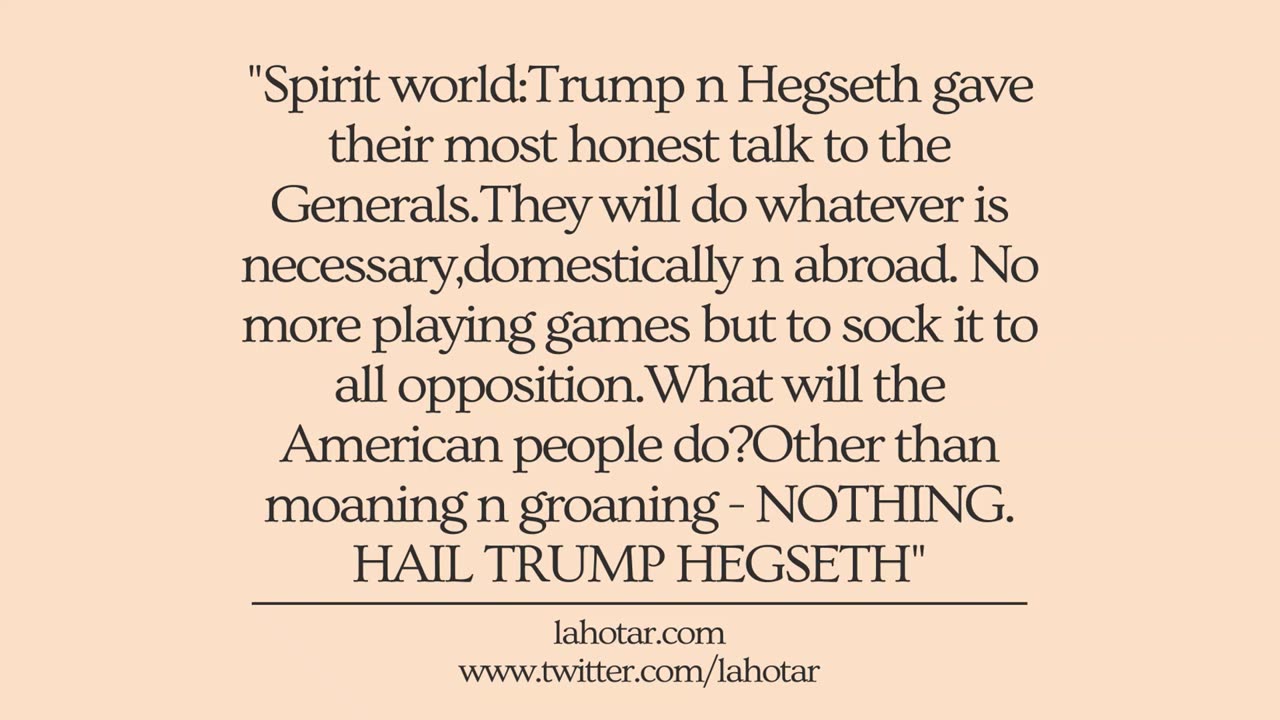Lahotar Quote - 1 October 2025