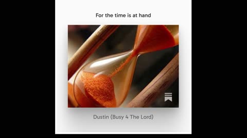 For the Time Is Near!! (🎧Audio Version of My Substack Article)