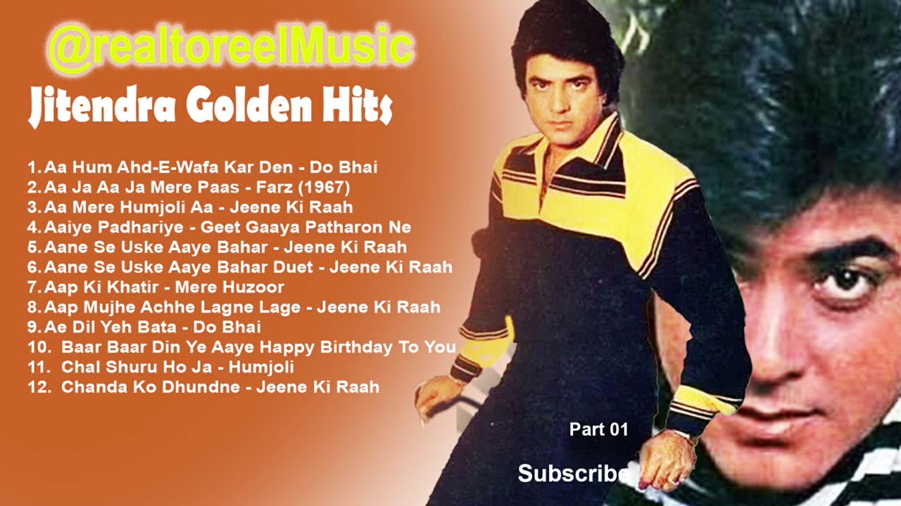 Jeetendra’s Bollywood Magic: Iconic Songs on @RealToReelMusic PART 1