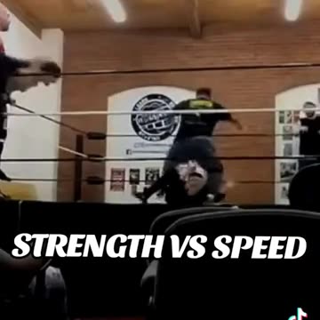 Strength vs speed... #professionalwrestling #prowrestling #Wrestling #WWE #AEW #TNA #TikTok #Shorts