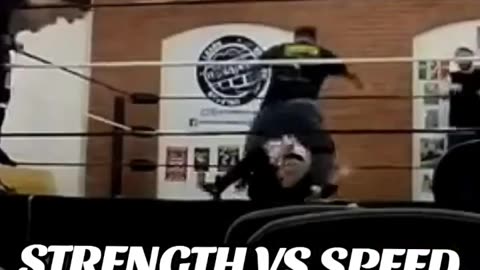 Strength vs speed... #professionalwrestling #prowrestling #Wrestling #WWE #AEW #TNA #TikTok #Shorts