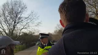 Speakers Corner - Mansur Runs To The Police Because He Doesn't Want To Debate Young Bob