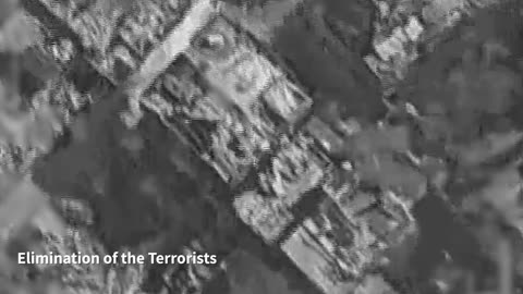 Footage of an armed terrorist being located and eliminated by Givati Brigade