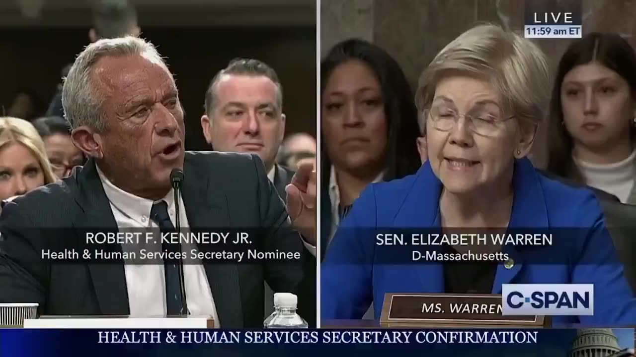 RFK Jr. Scalps Fauxcohontas at Senate Hearing