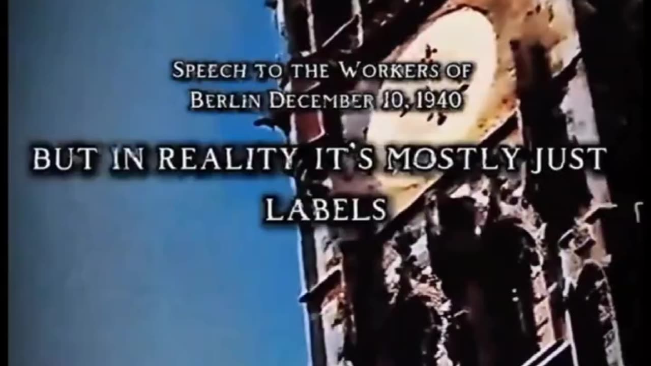This powerful 50 seconds AI translated Hitler speech on YOUR political system is 100% accurate!