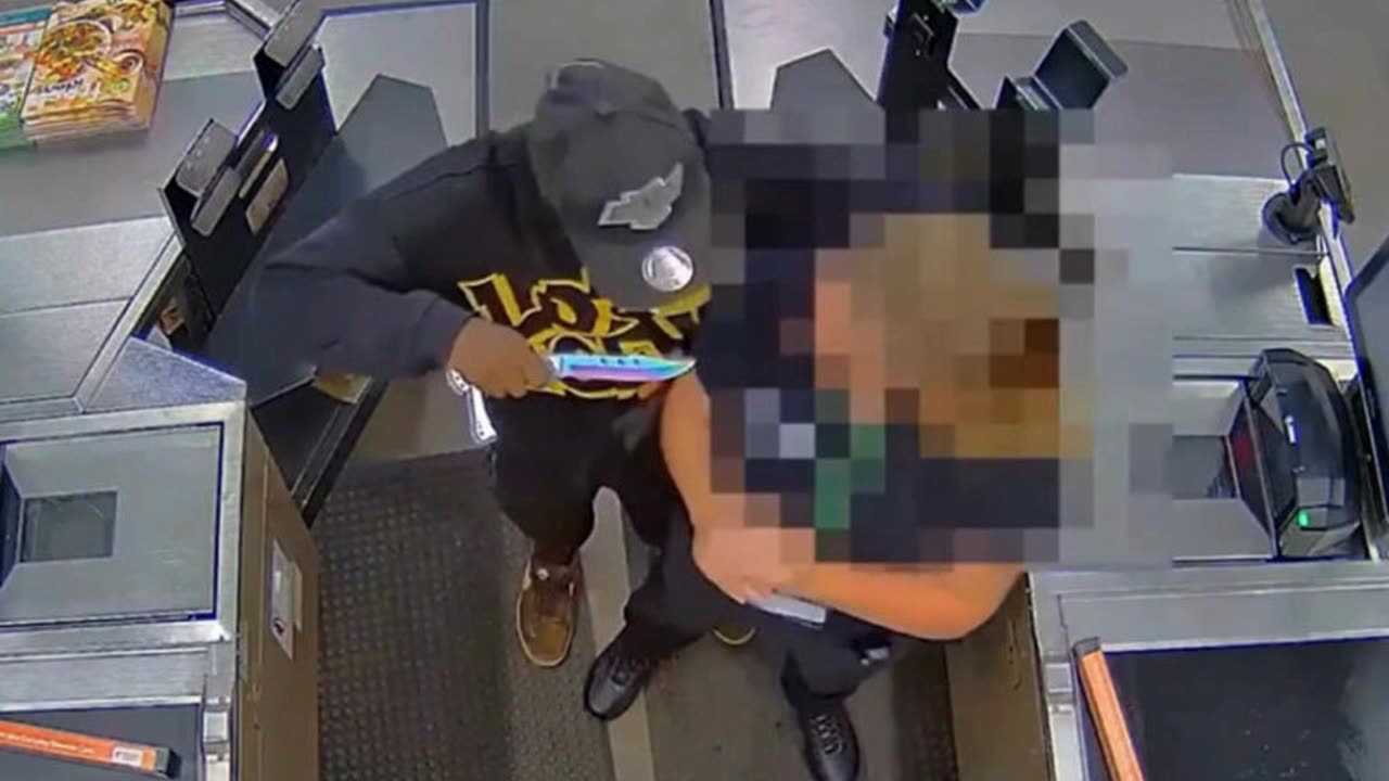 Supermarket worker held at knifepoint by aboriginal thief in terrifying robbery