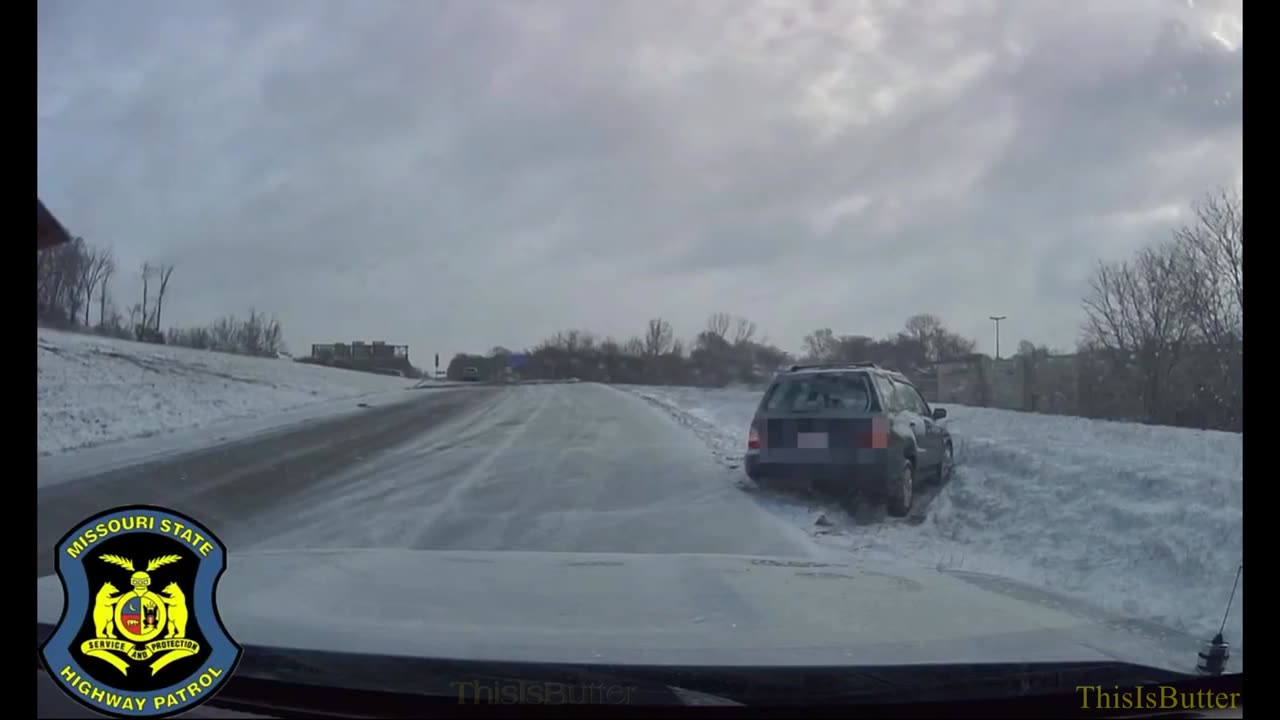 Dash cam captures car flying off interstate Wednesday in Clay County