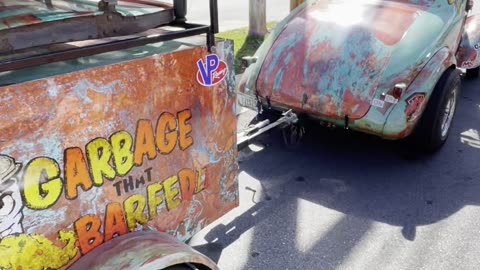 Matt’s “Garbage That Barfed II” 38 Chevy gasser on Sick in the Smokies drag & drive