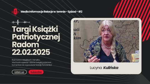 Dr Lucyna Kulińska - Targi książki Radom 22.02.2025