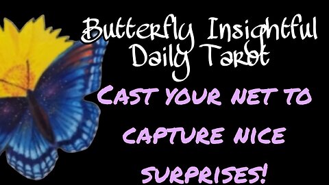 Cast your net to capture nice surprises! #tarotreading #dailyshorts #tarot #cardoftheday #fish #net