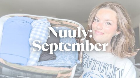 Nuuly unboxing challenge: only BLUE clothes๐
