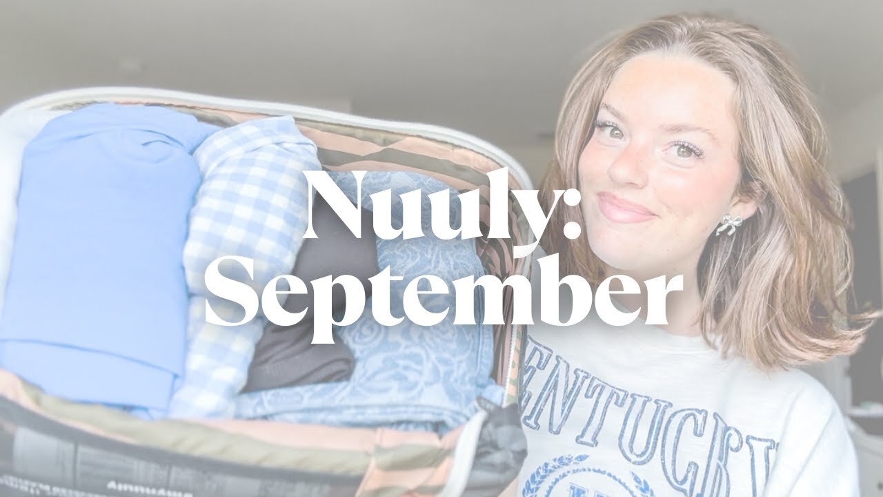 Nuuly unboxing challenge: only BLUE clothesđź’™