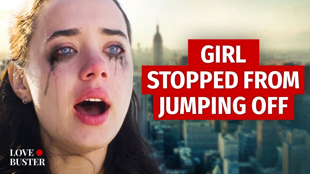 Girl Stopped From Jumping Off