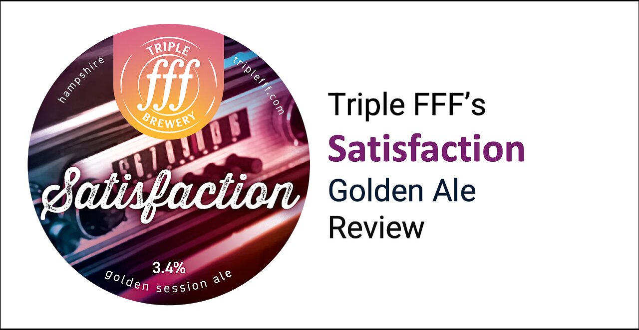 Triple FFF's Satisfaction Golden Ale Review