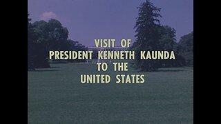 Visit Of President Kenneth Kaunda To The United States (1975 Original Colored Film)