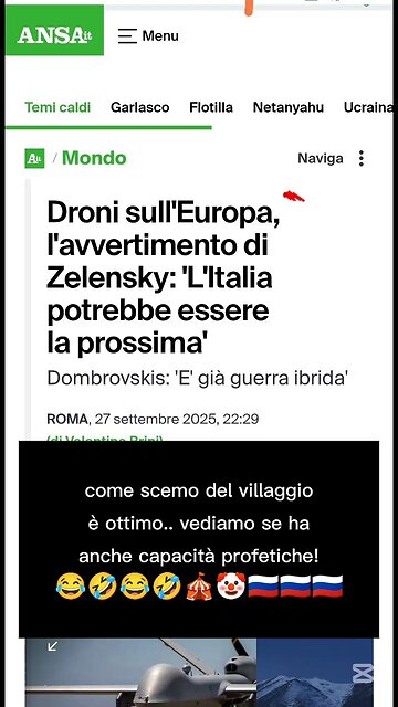 notizia del giorno