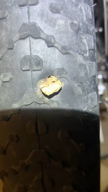Tire patch lasted 30 days and 300+ miles
