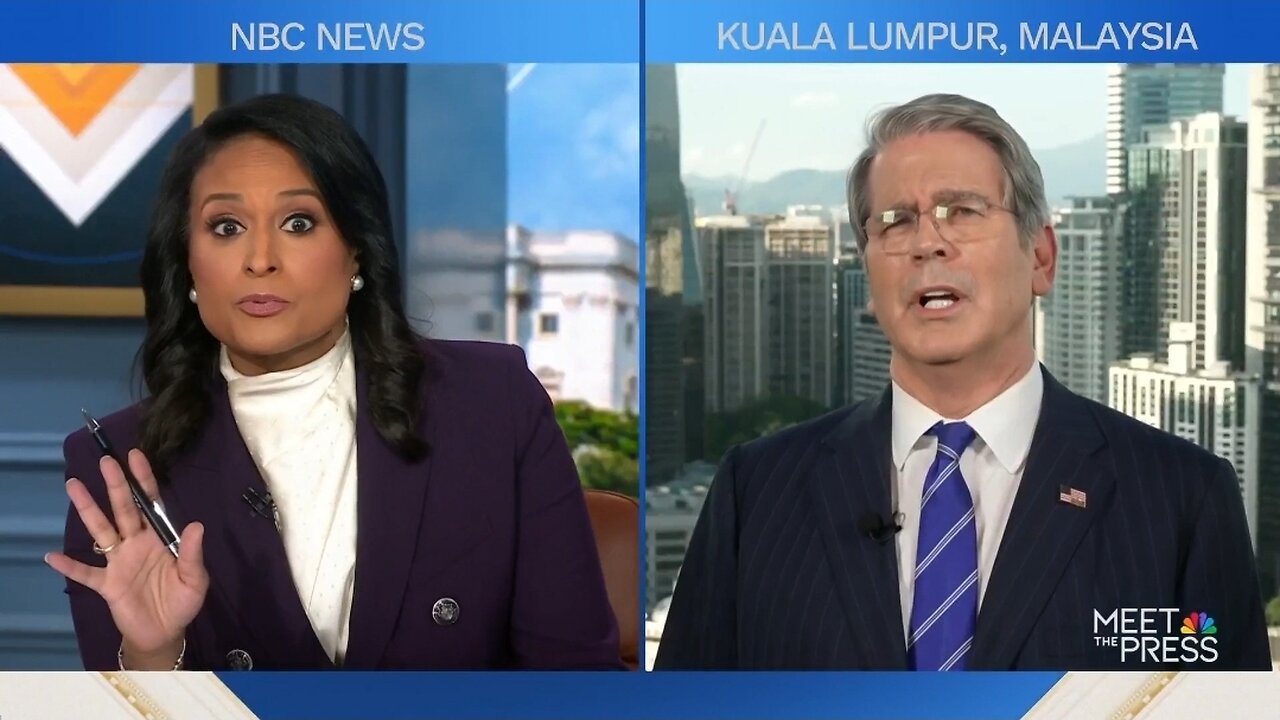 Treasury Secretary SHUTS DOWN NBC Host Blaming Trump For Govt Shutdown