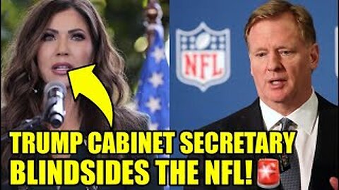 🚨Kristi Noem STUNS NFL Commisioner With BRUTAL NEW BOMB