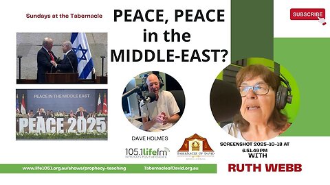 Peace, Peace in the Middle East?