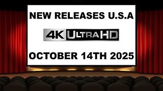 NEW 4K UHD Releases [OCTOBER 14TH 2025 | U.S.A]