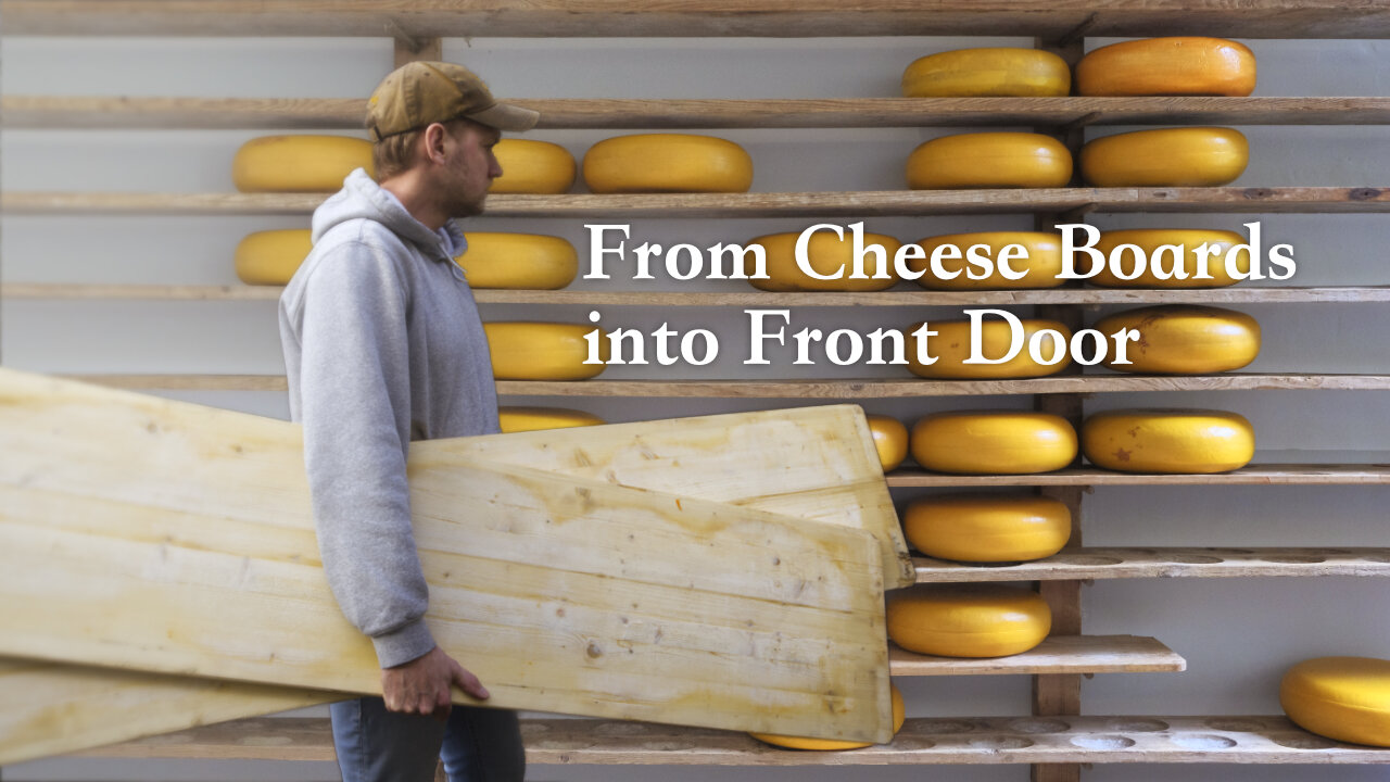 #4 Making a new front door from old cheese boards for my house in Italy - Part 1