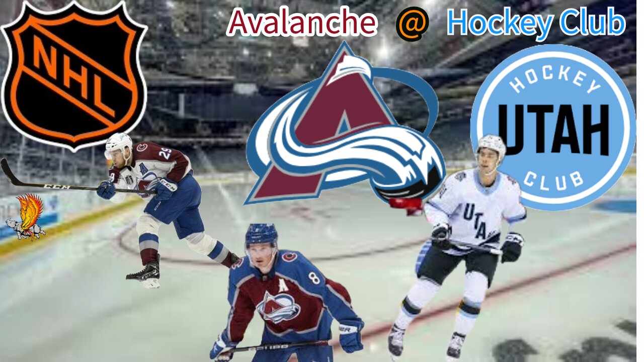 Colorado Avalanche Vs Utah Hockey Club: NHL Watch Party and Play by Play