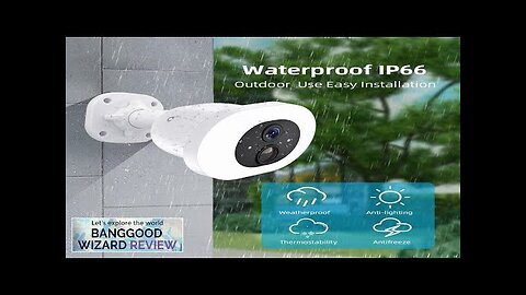 2MP WiFi IP Camera 2.4G Outdoors Wireless Security Cam Color Night Vision Review