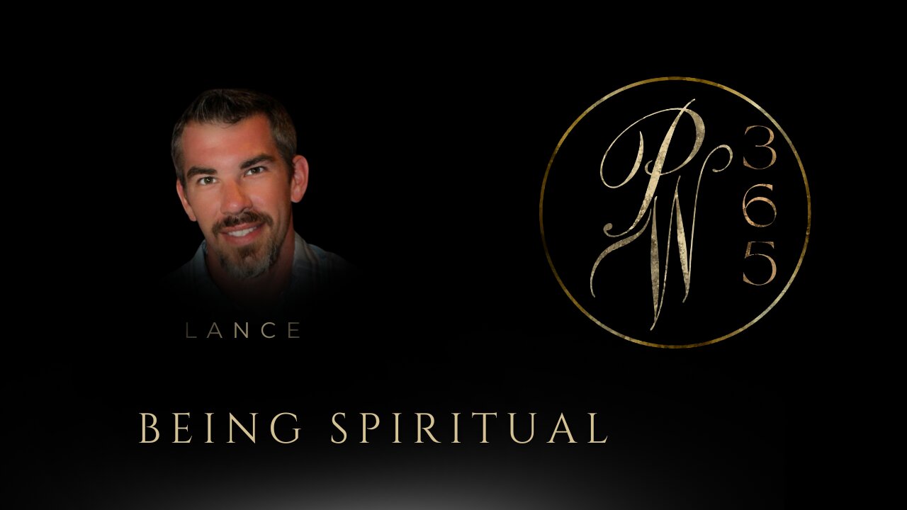 Being spiritual