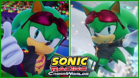 Scourge The Hedgehog vs Donpa Grand Prix - Sonic Racing Crossworlds -By ORISP