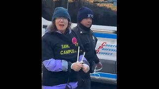 The NYPD arrested a dozen anti-ICE agitators outside Columbia University