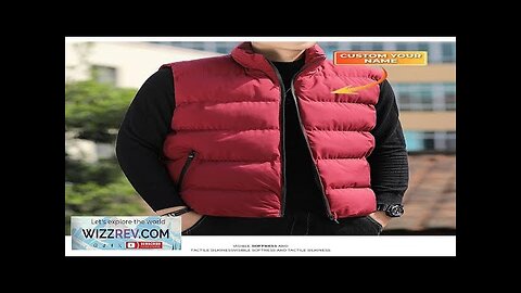 Men's Jacket Winter Warm Coats for Men Thickened Stand Collar Down Vest Review