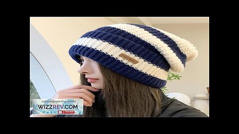 1PC New Winter Warm Hats For Women Casual Stacking Knitted Bonnet Caps Review