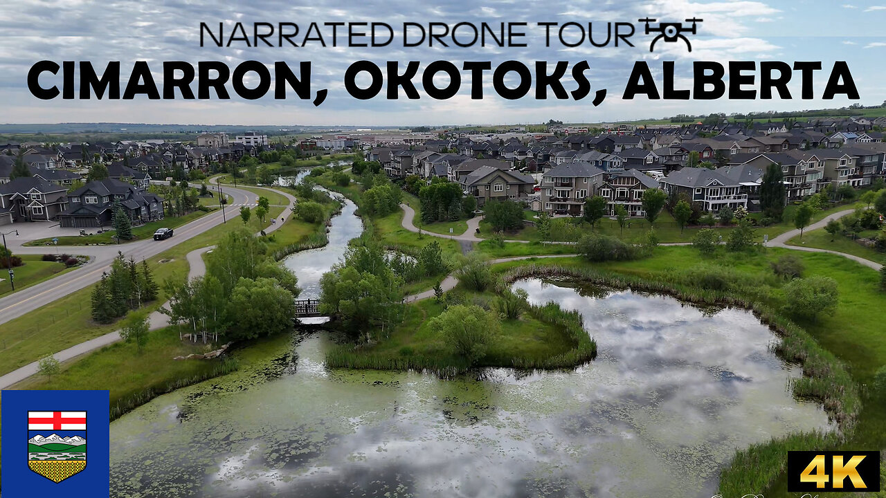 🚁 Cimarron Okotoks, Alberta 🌾 4K Drone