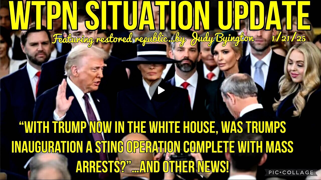 WTPN SIT/UP Was Trump inauguration a sting operation complete with mass arrests?
