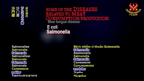 Some of the Diseases Related to Meat Consumption/Production