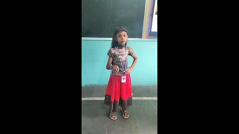 School girls practicing dance