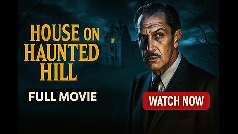 House on Haunted Hill (1959) 🎃 FULL MOVIE | Classic Horror with Vincent Price | Watch Now in HD