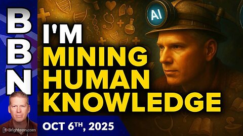 I’m using racks of AI machines to MINE human knowledge that will change your life