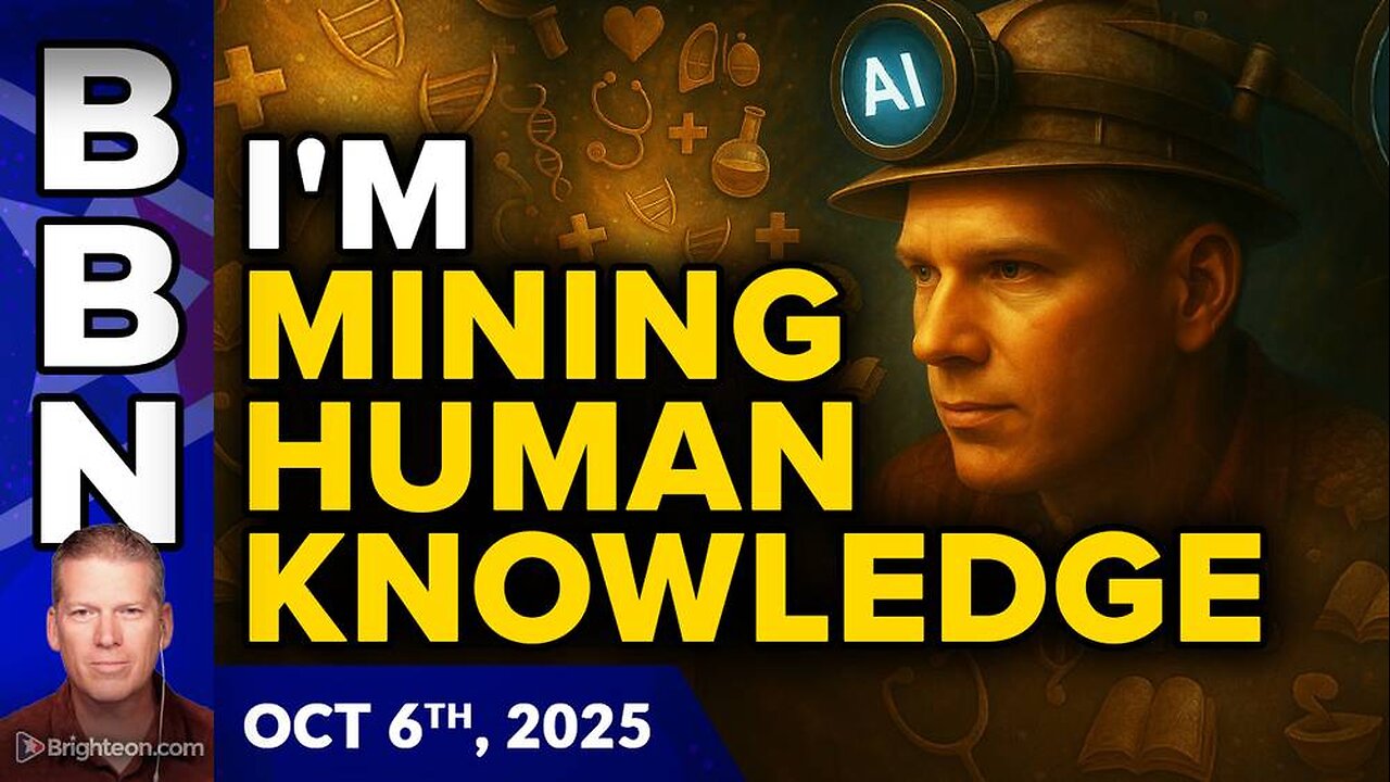 I’m using racks of AI machines to MINE human knowledge that will change your life