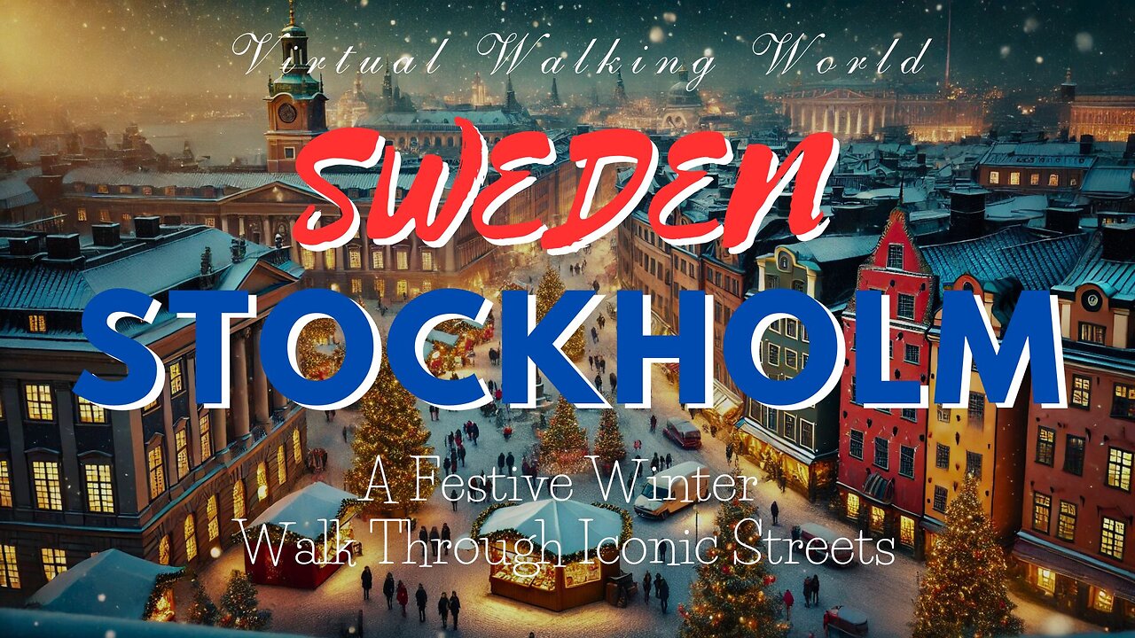 Evening Stroll Through Stockholm: Holiday Lights and Winter Magic