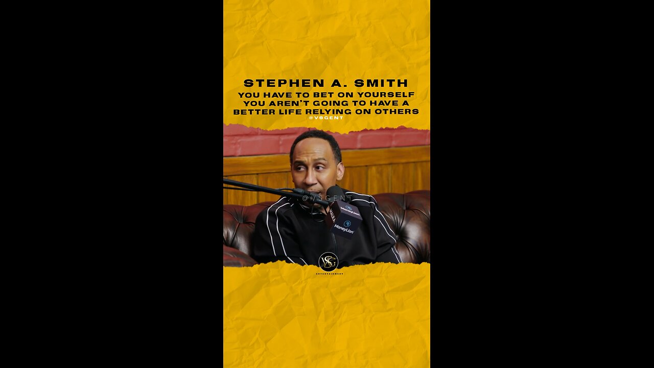 @stephenasmith You have to bet on yourself you aren’t going to have a better life relying on others
