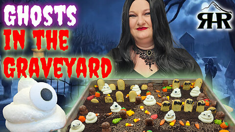 Most Haunting Halloween Dessert Ever 👻 Ghosts in the Graveyard Recipe 🕸️ Morticia Addams