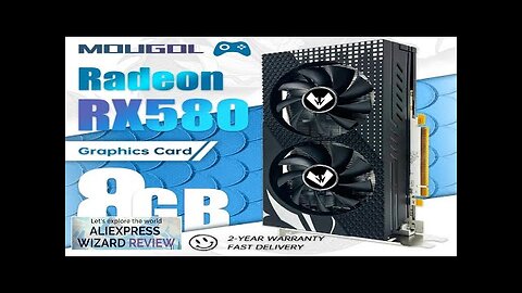 MOUGOL RX580 8GB Graphics Card GPU GDDR5 HD DP DVI PCIE 3.0×16 Review