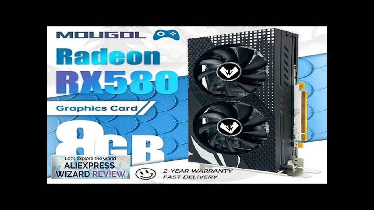 MOUGOL RX580 8GB Graphics Card GPU GDDR5 HD DP DVI PCIE 3.0×16 Review