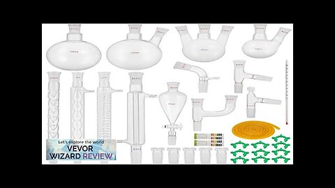 VEVOR New Laboratory Glassware 24/40 Chemistry Glassware 32PCS Chemistry Lab Glassware Kit Review